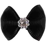 Showmaster Fancy Show Bows - 16pk (Black w/Diamond)