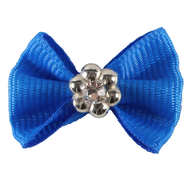 Showmaster Fancy Show Bows - 16pk (Blue w/Diamond)