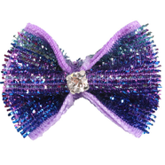 Showmaster Fancy Show Bows - 16pk (Purple w/Diamond)