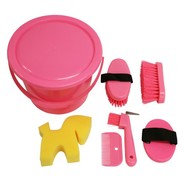 Show Master Grooming Kit Bucket [Colour: Pink]