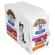 Hills Prescription Diet Feline i/d Pouches Digestive Care Chicken Wet Cat Food 85gm x 12 