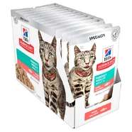 Hills Science Diet Adult Perfect Weight Salmon Pouches Cat Food 12x85g