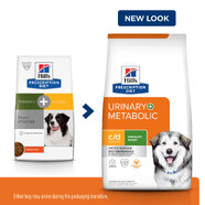 Hills Prescription Diet Canine Metabolic + Urinary 3.85kg *NEW LOOK*