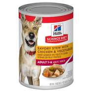 Hills Science Diet Canine Adult Savoury Stew with Chicken & Vegetables 363g x 12