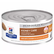 Hills Prescription Feline K/D Pate with Chicken 156gm x 24