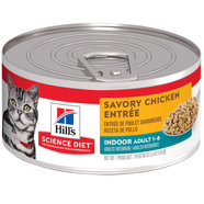 Hills Science Diet Indoor Cat Chicken Cans 156g x24