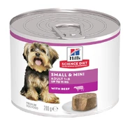 Hills Science Diet Small & Mini Adult Mousse with Beef 200g x12
