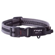 Rogz AirTech Collar for Dogs - XLarge Grey