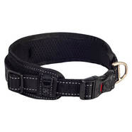 Rogz Classic Padded Collar -  Black Large