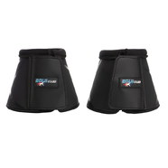 Equi-Guard Neoprene Lined Bell Boots Black - PONY