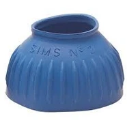 Sims Ribbed Bell Boots - Blue Medium