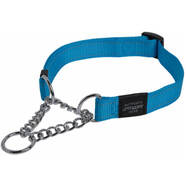 Rogz Control Obedience Collar Turquoise Lge