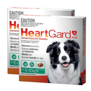 Heartgard Plus Green 12 pack - Dogs 12-22kg Monthly Heartworm Chews