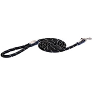 Rogz Classic Rope Lead Black Sml