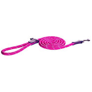 Rogz Classic Rope Lead Pink Lge