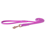 Rogz Luxury Leather Round Large 13mm Lead 1.2m [Colour: Pink]