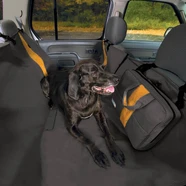 Kurgo Wander Hammock Car Seat Protector for Dogs - Black
