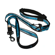 *CLEARANCE* Kurgo Quantum 6-in-1 Leash Reflect & Protect Blue 