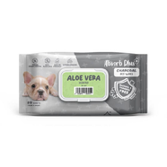 Absorb Plus Charcoal Dog Wipes Aloe Vera 80 sheets 20 x 15cm