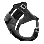 Kurgo Journey Air Dog Harness - Black/ Grey
