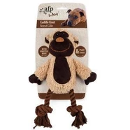 AFP Cuddle Dental Animal Dog Toy with Rope 31 x 23cm Monkey