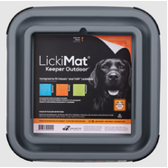  LickiMat Outdoor Keeper - Grey  Ant-Proof Lickimat Pad Holder