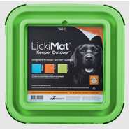  LickiMat Outdoor Keeper - Green  Ant-Proof Lickimat Pad Holder