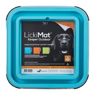  LickiMat Outdoor Keeper - Turquoise  Ant-Proof Lickimat Pad Holder
