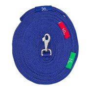 Showmaster Lunge Lead with Circle Markers - Blue