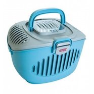 Living World Paws 2 Go Cat/Small Pet Carrier Blue/Grey