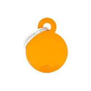 Pet ID Tag Basic Circle Orange Sml *SALE*