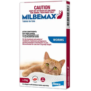 Milbemax Large Cat over 2kg - 2 tablet Pack