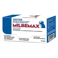 Milbemax Allwormer tablets for large dog 50 pack