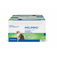 Milpro Broad Spectrum Wormer for Cats 0.5-2kg 24 pack