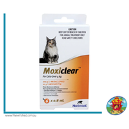 Moxiclear For Cats Over 4kg 6 pack (Orange)