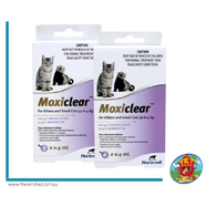 Moxiclear For Kittens, Small Cats & Ferrets up to 4 kg - 12 pack (Purple)