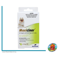 Moxiclear for Small Dogs and Puppies up to 4kg (Green)