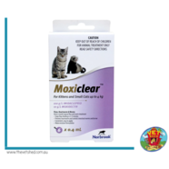 Moxiclear For Kittens, Small Cats & Ferrets up to 4 kg - 6 pack