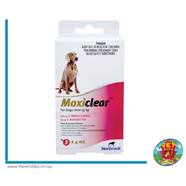 Moxiclear For Dogs over 25 kg 3 pack (Red)