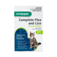 Aristopet Complete Flea and Lice For Cats & Kittens 3 pack 