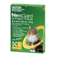 Nexgard Spectra 3 pack for large cats spot on 2.5 -7.5kg