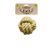 Natures Choice Jute Ball Toy 7cm (140-150g)