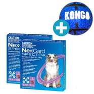 Nexgard Spectra for dogs 15-30kg 12 pack Purple for Large dogs (2x 6pks)   Current expiry date July 2025