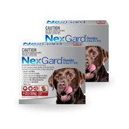 NexGard Chewable Tablets for XLarge Dogs 25-50kg (Red)