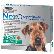 Nexgard Large Dog 10-25kg pack of 6 