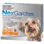 Nexgard Small Dog 2-4kg pack of 3