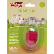 Living World Nibblers Wood/Loofah Strawberry Small Animal Chew