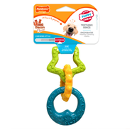 Nylabone Puppy Teething Rings Regular Bacon