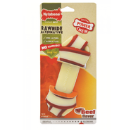 Nylabone Power Chew Rawhide Knot Alternative Beef - Giant