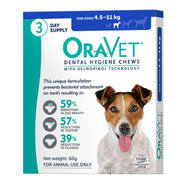 Oravet Dental Trial Pack Hygiene Chews for Small  Dogs